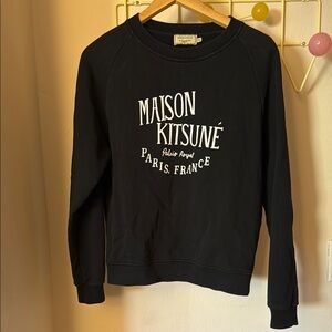 Maison Kitsuné Black Sweatshirt